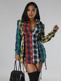 Pleasantly Plaid Dress