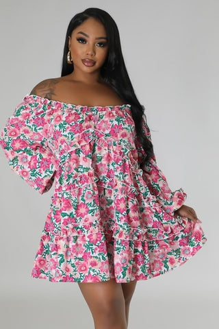 Lovely In Pink Multi Dress
